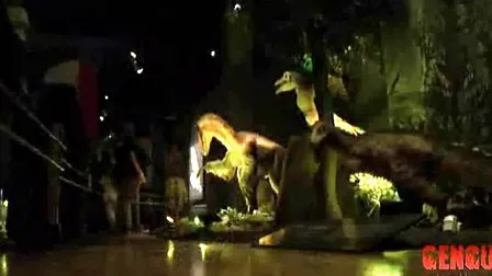 Dinosaure animatronique artificiel de haute qualité pour parc à thème