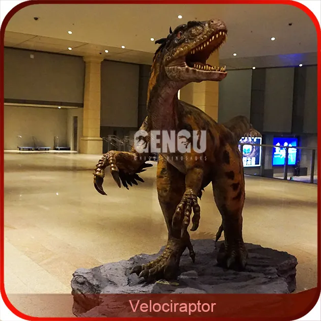 Dinosaure animatronique vélociraptor réaliste à vendre