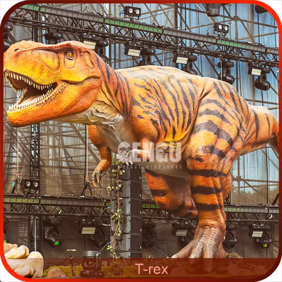 Répliques de dinosaures animatroniques T Rex grandeur nature