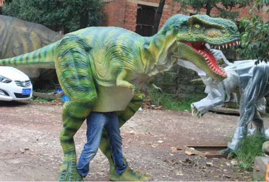 Costume de dinosaure à pattes cachées, Costume de dinosaure grandeur nature
